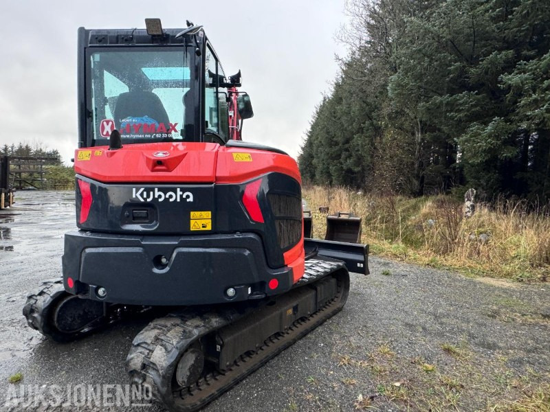 2022 Kubota KX060-5 - 5 tonns gravemaskin med gummibelter - Tiltrotator - Sentralsmøring - Bunkringspumpe og 3 skuffer - Εκσκαφέας: φωτογραφία 5 2022 Kubota KX060-5 - 5 tonns gravemaskin med gummibelter - Tiltrotator - Sentralsmøring - Bunkringspumpe og 3 skuffer - Εκσκαφέας: φωτογραφία 5