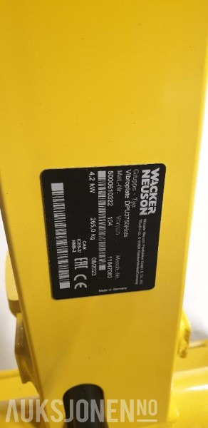 2024 Wacker DPU5545 Vibroplate - Οδοστρωτήρας: φωτογραφία 5 2024 Wacker DPU5545 Vibroplate - Οδοστρωτήρας: φωτογραφία 5