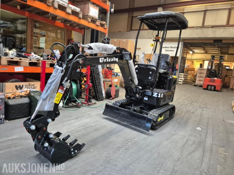 2025 Andre Z10 Grizzly - Teleskop understell og Svingbom - Μίνι εκσκαφέας: φωτογραφία 1 2025 Andre Z10 Grizzly - Teleskop understell og Svingbom - Μίνι εκσκαφέας: φωτογραφία 1