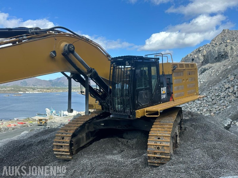 Cat 374F Beltegraver - Sentralsmøring - Ryggekamera - Graveskuff - Εκσκαφέας: φωτογραφία 2 Cat 374F Beltegraver - Sentralsmøring - Ryggekamera - Graveskuff - Εκσκαφέας: φωτογραφία 2