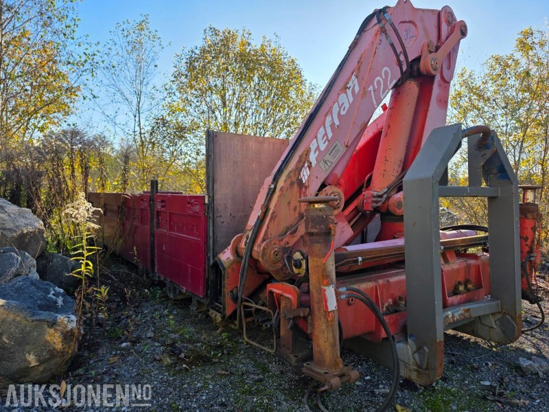 Ferrari 722 A4 kran/lastebilkran–påbygg på maskinflak med krokfeste - Φορτηγό: φωτογραφία 3 Ferrari 722 A4 kran/lastebilkran–påbygg på maskinflak med krokfeste - Φορτηγό: φωτογραφία 3