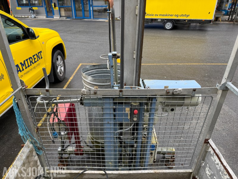 Geda 300Z / ZG Vareheis / byggeheis – 300 kg – komplett med mast - Πλατφόρμα εναέρια: φωτογραφία 5 Geda 300Z / ZG Vareheis / byggeheis – 300 kg – komplett med mast - Πλατφόρμα εναέρια: φωτογραφία 5