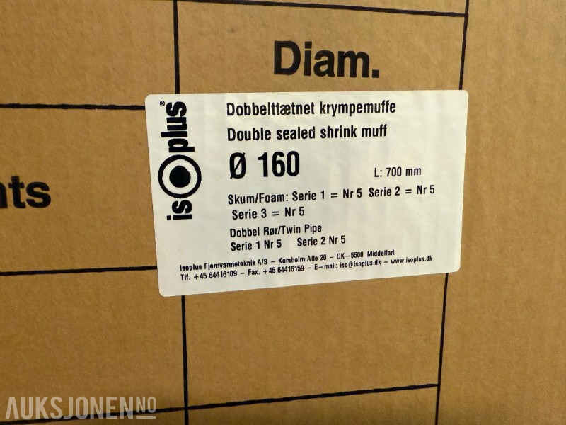 Muffer til fjernvarmerør - Εξοπλισμού κατασκευών: φωτογραφία 3 Muffer til fjernvarmerør - Εξοπλισμού κατασκευών: φωτογραφία 3