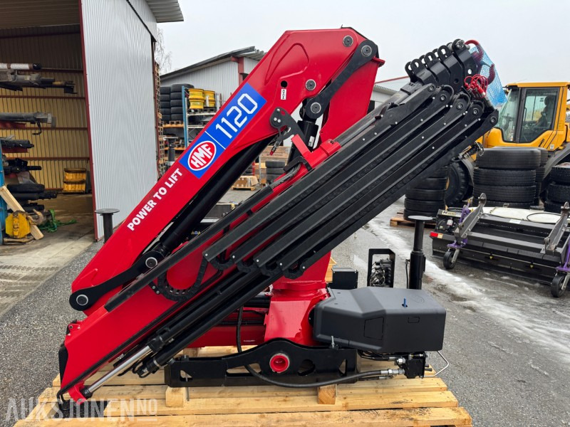 NY HMF 1120-RCS-K5 kran med fjenkontroll og uttak for grabb og rotator - Φορτηγό με γερανό: φωτογραφία 4 NY HMF 1120-RCS-K5 kran med fjenkontroll og uttak for grabb og rotator - Φορτηγό με γερανό: φωτογραφία 4