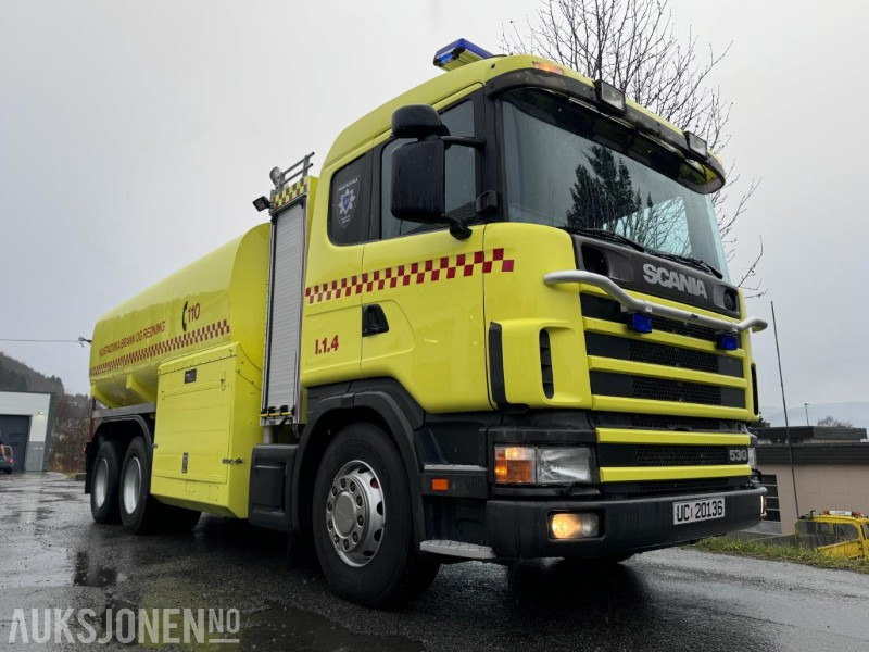 Scania R144 GB 530 - 6X2 - Brannbil / Tankbil - Ziegler FP 8/8 pumpe - 17 m3 tank - Helluft - Πυροσβεστικό όχημα: φωτογραφία 3 Scania R144 GB 530 - 6X2 - Brannbil / Tankbil - Ziegler FP 8/8 pumpe - 17 m3 tank - Helluft - Πυροσβεστικό όχημα: φωτογραφία 3