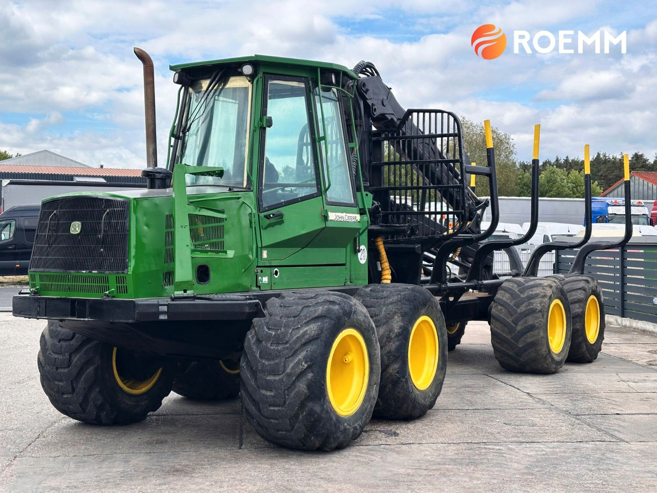 John Deere 1110 D*KRAN CF572 10 Meter - Λαστιχοφόρα προωθητικo - forwarder: φωτογραφία 1 John Deere 1110 D*KRAN CF572 10 Meter - Λαστιχοφόρα προωθητικo - forwarder: φωτογραφία 1