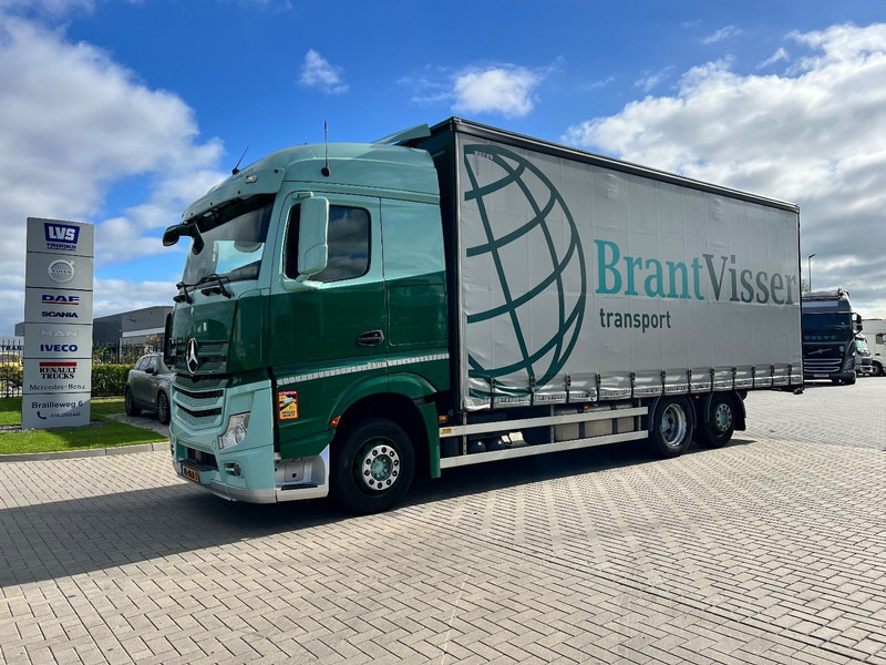 Mercedes-Benz Actros 2745 6x2 bakwagen Schuifzeilen - Φορτηγό μουσαμάς: φωτογραφία 1 Mercedes-Benz Actros 2745 6x2 bakwagen Schuifzeilen - Φορτηγό μουσαμάς: φωτογραφία 1