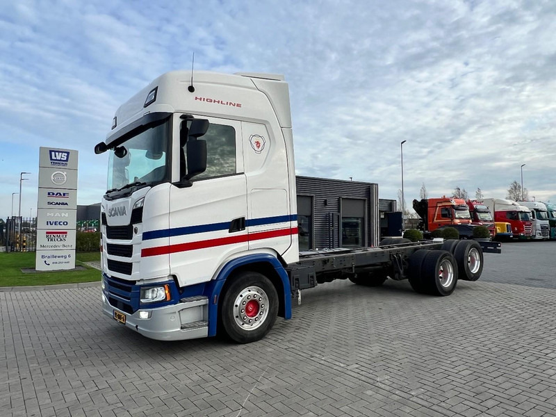 Scania S450 6x2 chassis cabine Retarder / Alcoa / Standclima / 715cm - Φορτηγό σασί: φωτογραφία 1 Scania S450 6x2 chassis cabine Retarder / Alcoa / Standclima / 715cm - Φορτηγό σασί: φωτογραφία 1