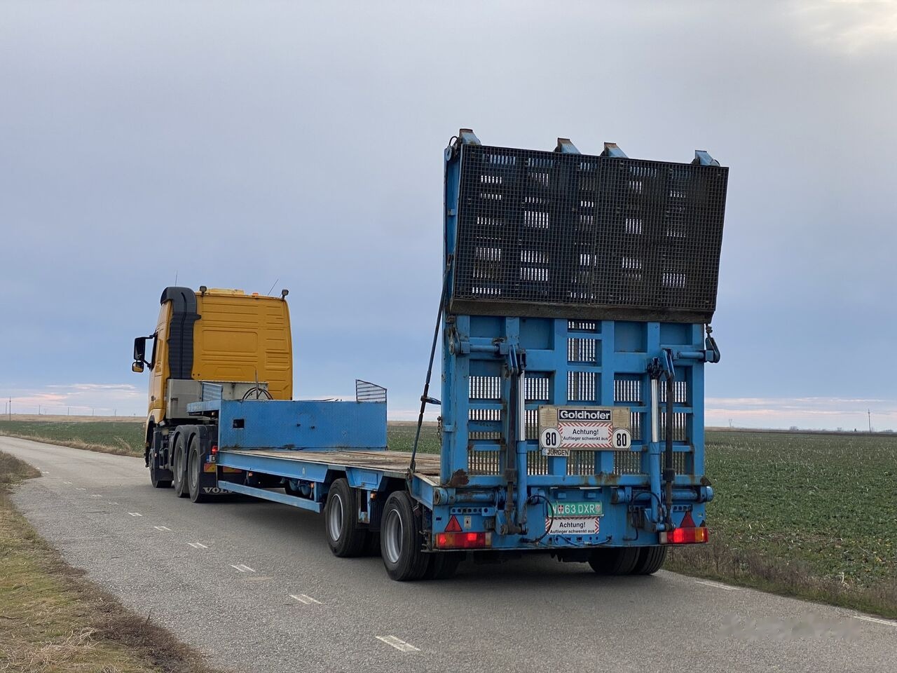 Επικαθήμενο με χαμηλό δάπεδο Goldhofer GOLDHOFFER STZ - L2 - 23/80 Trailer Agabaritic 2 VIRATOARE : 2 S: φωτογραφία 11