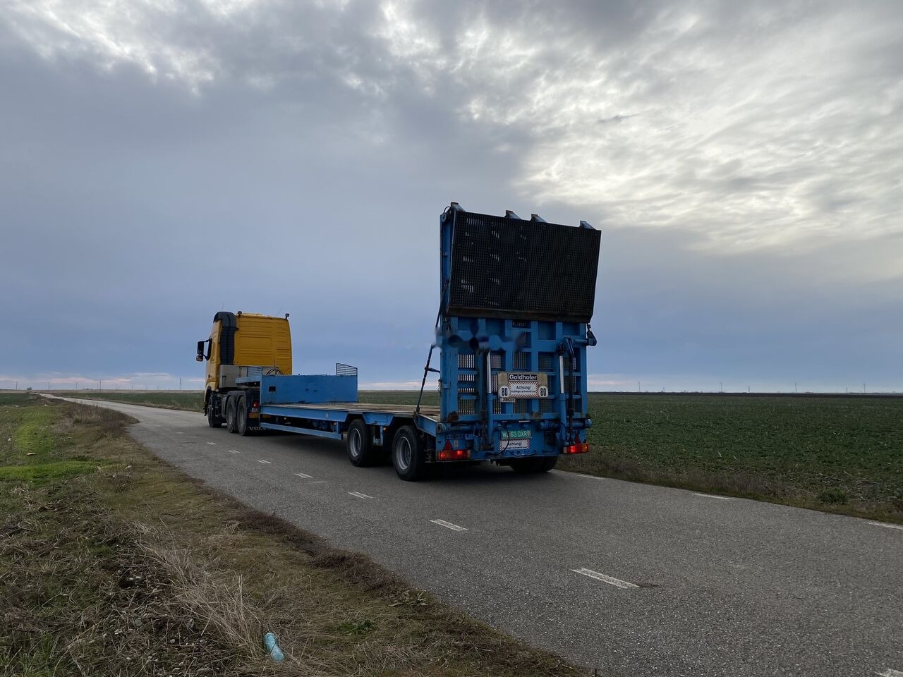 Επικαθήμενο με χαμηλό δάπεδο Goldhofer GOLDHOFFER STZ - L2 - 23/80 Trailer Agabaritic 2 VIRATOARE : 2 S: φωτογραφία 9