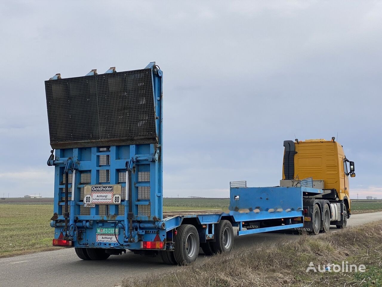 Επικαθήμενο με χαμηλό δάπεδο Goldhofer GOLDHOFFER STZ - L2 - 23/80 Trailer Agabaritic 2 VIRATOARE : 2 S: φωτογραφία 12