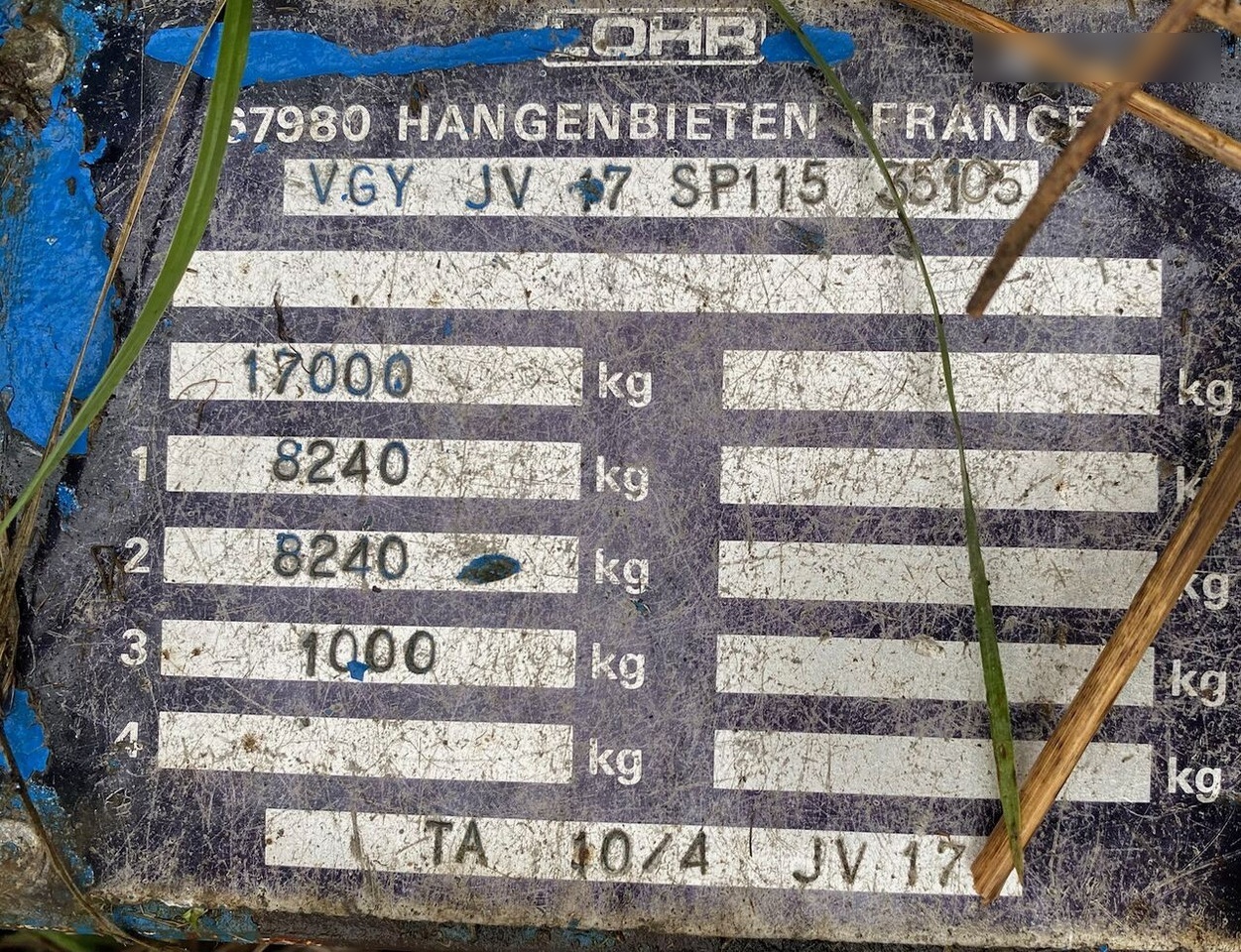 Ρυμούλκα αυτοκινητάμαξα Lohr VGY JV 17 SP115 35105 : Structura camion + remorca transport aut: φωτογραφία 26