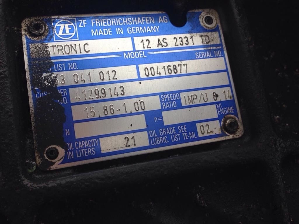 DAF XF105 12AS2331TD DAF XF 105 - Κιβώτιο ταχυτήτων για Φορτηγό: φωτογραφία 2 DAF XF105 12AS2331TD DAF XF 105 - Κιβώτιο ταχυτήτων για Φορτηγό: φωτογραφία 2