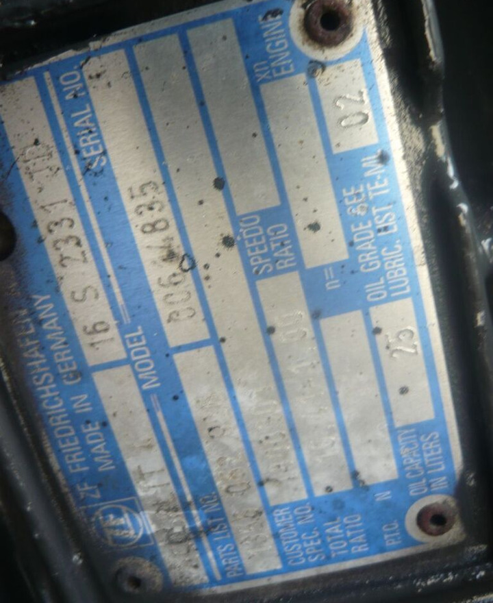 DAF ZF16S2331TD IT DAF XF 105 460 E5 - Κιβώτιο ταχυτήτων για Φορτηγό: φωτογραφία 4 DAF ZF16S2331TD IT DAF XF 105 460 E5 - Κιβώτιο ταχυτήτων για Φορτηγό: φωτογραφία 4