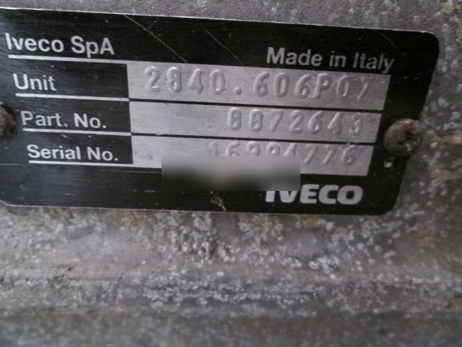 IVECO Daily 2840.6 for IVECO DAILY automobile - Κιβώτιο ταχυτήτων για Αυτοκίνητο: φωτογραφία 5 IVECO Daily 2840.6 for IVECO DAILY automobile - Κιβώτιο ταχυτήτων για Αυτοκίνητο: φωτογραφία 5