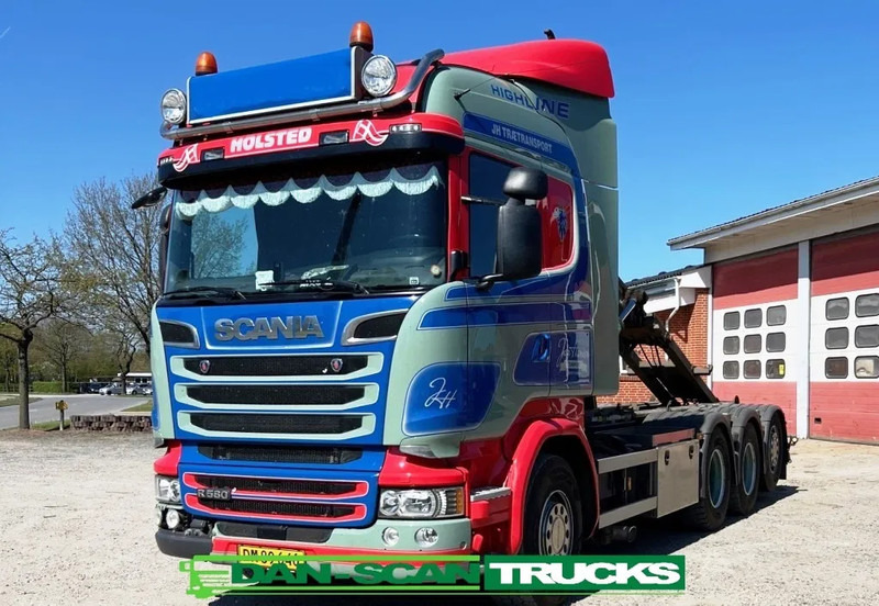 Scania R580 V8 hoglift. Air / Air suspension. - Φορτηγό φόρτωσης γάντζου: φωτογραφία 1 Scania R580 V8 hoglift. Air / Air suspension. - Φορτηγό φόρτωσης γάντζου: φωτογραφία 1