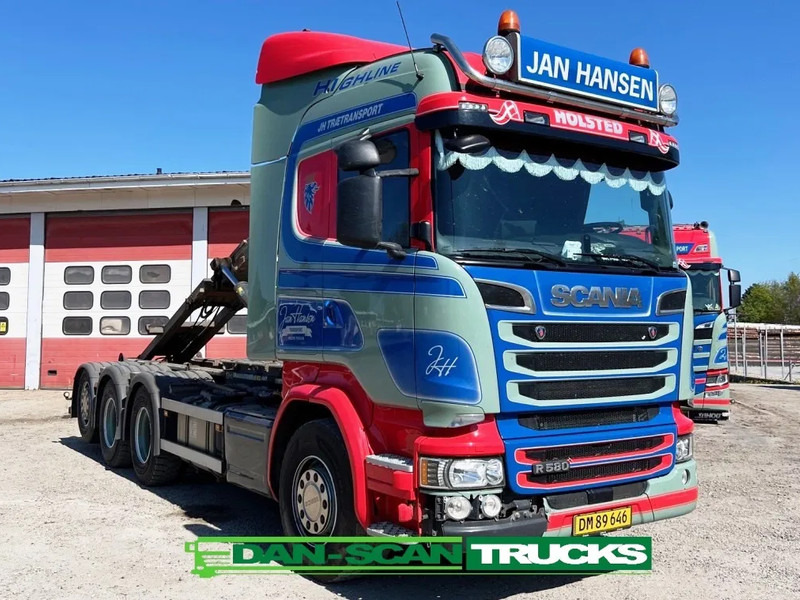 Scania R580 V8 hoglift. Air / Air suspension. - Φορτηγό φόρτωσης γάντζου: φωτογραφία 2 Scania R580 V8 hoglift. Air / Air suspension. - Φορτηγό φόρτωσης γάντζου: φωτογραφία 2