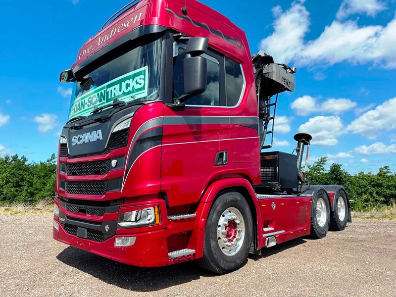 Scania R650 V8 NGS Special Interior. Crane on looks . 6x4 - Τράκτορας: φωτογραφία 1 Scania R650 V8 NGS Special Interior. Crane on looks . 6x4 - Τράκτορας: φωτογραφία 1