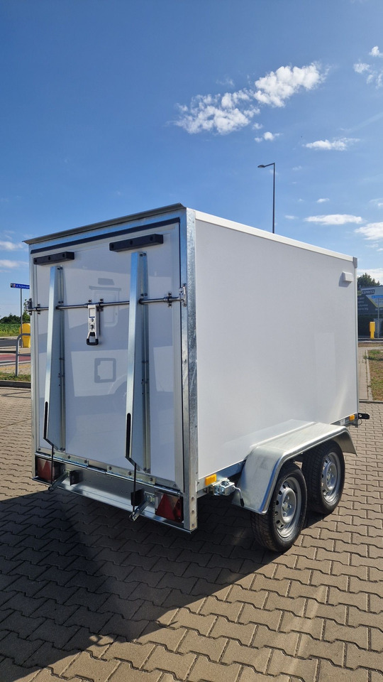 Nowa Przyczepa Furgon Kontener transportowy ABS 250 z rampą - Ρυμούλκα κόφα: φωτογραφία 2 Nowa Przyczepa Furgon Kontener transportowy ABS 250 z rampą - Ρυμούλκα κόφα: φωτογραφία 2