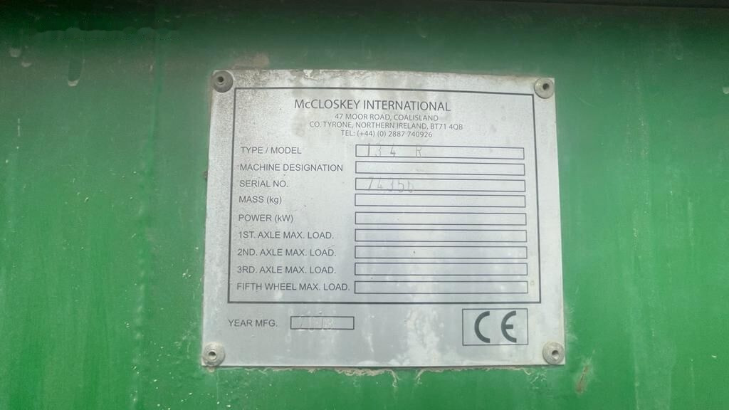 Κρουστικός θραυστήρας McCloskey I34: φωτογραφία 19 Κρουστικός θραυστήρας McCloskey I34: φωτογραφία 19