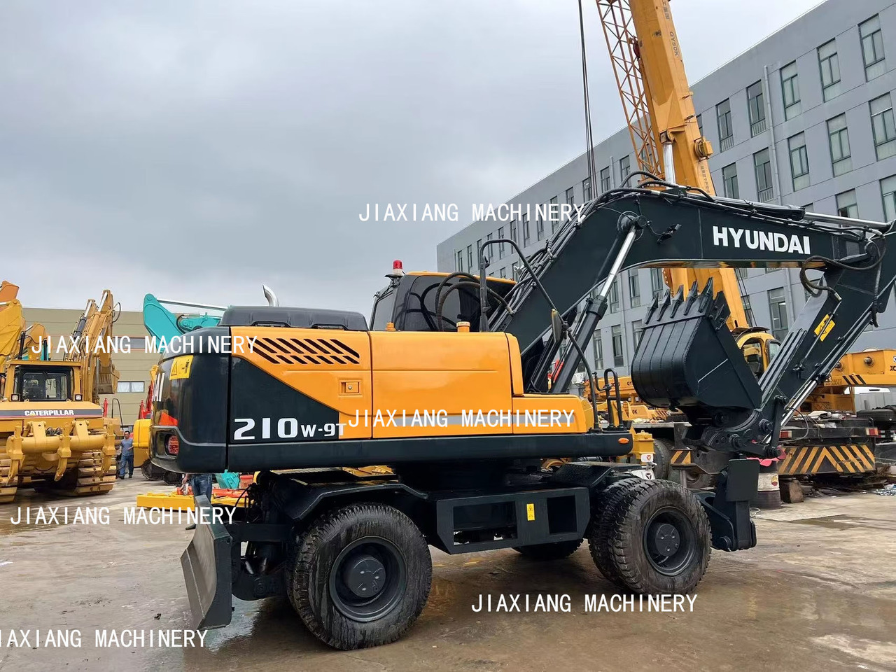 Hyundai 210w-9 wheel excavator - Τροχοφόρος εκσκαφέας: φωτογραφία 5 Hyundai 210w-9 wheel excavator - Τροχοφόρος εκσκαφέας: φωτογραφία 5
