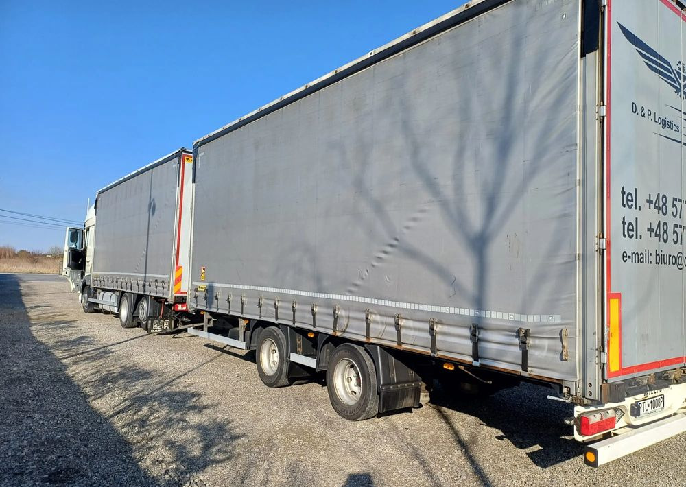 DAF XF 480 SUPER SPACE CAB / ZESTAW TANDEM PRZEJAZDOWY 120m3 - Φορτηγό μουσαμάς: φωτογραφία 4 DAF XF 480 SUPER SPACE CAB / ZESTAW TANDEM PRZEJAZDOWY 120m3 - Φορτηγό μουσαμάς: φωτογραφία 4