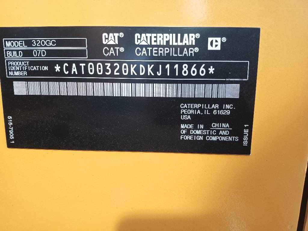CAT 320 GC - Ερπυστριοφόρος εκσκαφέας: φωτογραφία 3 CAT 320 GC - Ερπυστριοφόρος εκσκαφέας: φωτογραφία 3