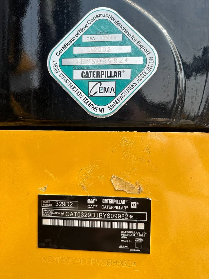 CAT 329 D - Ερπυστριοφόρος εκσκαφέας: φωτογραφία 3 CAT 329 D - Ερπυστριοφόρος εκσκαφέας: φωτογραφία 3