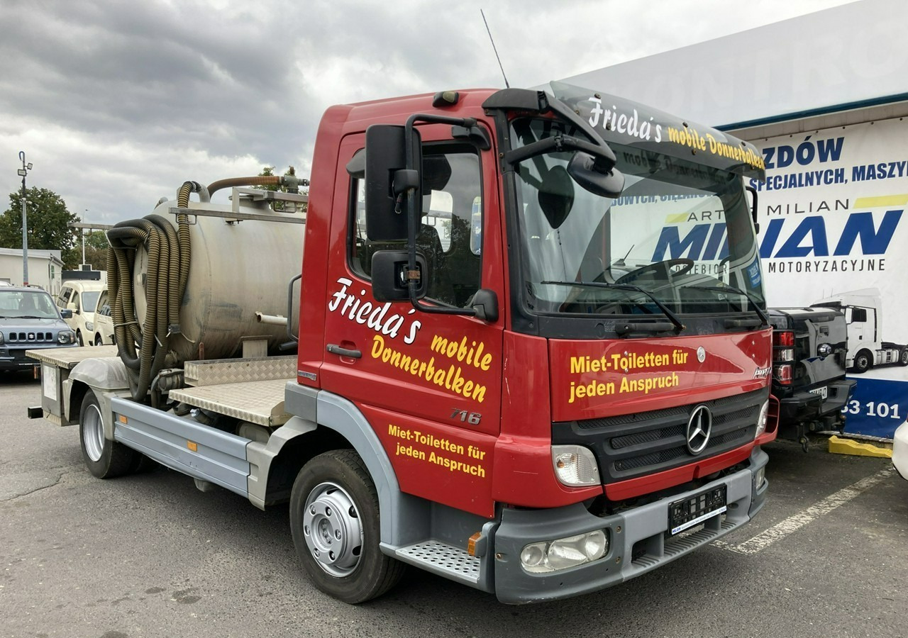 Mercedes-Benz Atego Atego716 Toitoi dowywozu WC Asanizacyjny Wuko Kanalizacja Toi Toi 20 - Όχημα εκκένωσης βόθρων: φωτογραφία 1 Mercedes-Benz Atego Atego716 Toitoi dowywozu WC Asanizacyjny Wuko Kanalizacja Toi Toi 20 - Όχημα εκκένωσης βόθρων: φωτογραφία 1