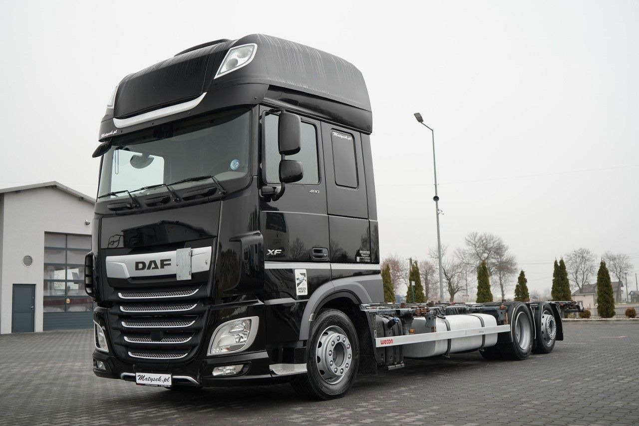 DAF XF 480 / BDF / 6X2 / / SSC / I-PARK COOL / OŚ P - Φορτηγό μεταφοράς εμπορευματοκιβωτίων/ Κινητό αμάξωμα: φωτογραφία 1 DAF XF 480 / BDF / 6X2 / / SSC / I-PARK COOL / OŚ P - Φορτηγό μεταφοράς εμπορευματοκιβωτίων/ Κινητό αμάξωμα: φωτογραφία 1