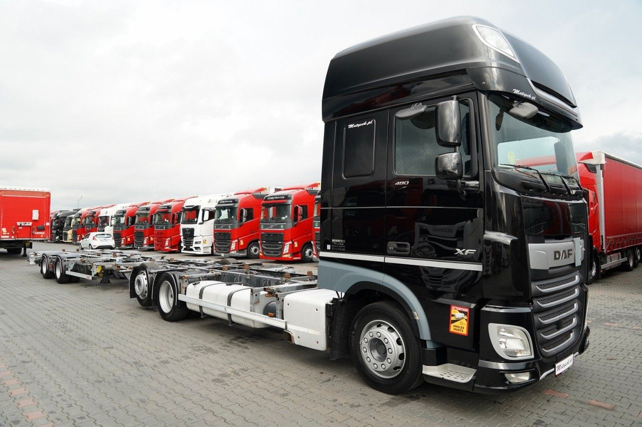 DAF XF 480 / BDF / 6X2 / ZESTAW TANDEM / SSC / I-PA - Φορτηγό μεταφοράς εμπορευματοκιβωτίων/ Κινητό αμάξωμα: φωτογραφία 5 DAF XF 480 / BDF / 6X2 / ZESTAW TANDEM / SSC / I-PA - Φορτηγό μεταφοράς εμπορευματοκιβωτίων/ Κινητό αμάξωμα: φωτογραφία 5