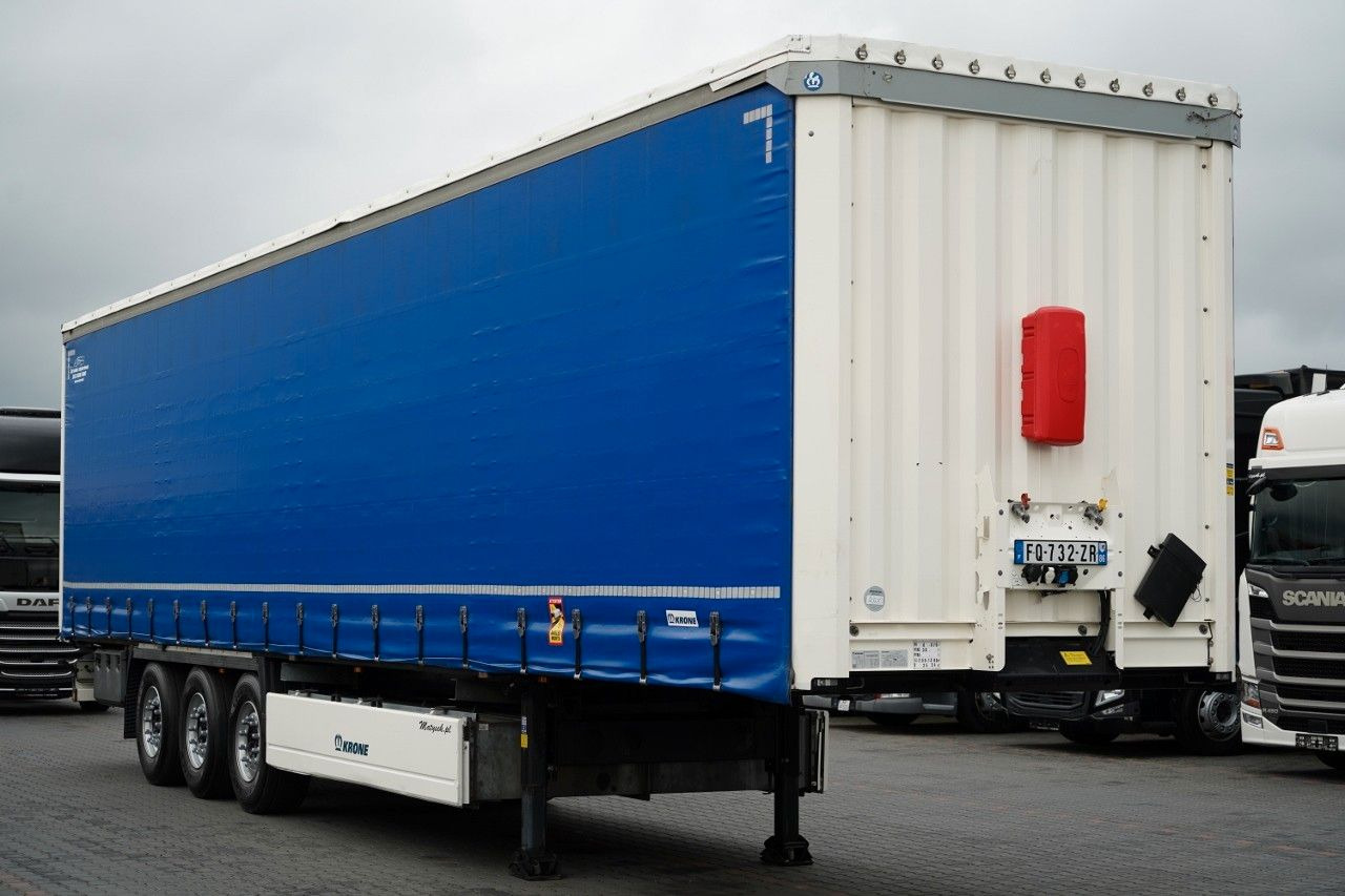 Krone FIRANKA / STANDARD / KOSZ NA PALETY / PLANDEKA - Επικαθήμενο κουρτίνα: φωτογραφία 1 Krone FIRANKA / STANDARD / KOSZ NA PALETY / PLANDEKA - Επικαθήμενο κουρτίνα: φωτογραφία 1