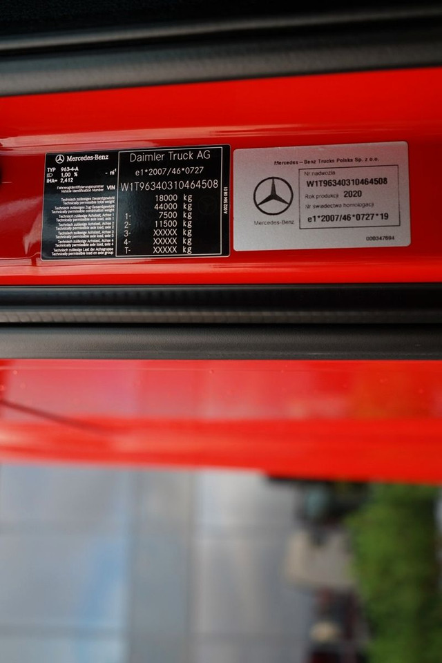 Τράκτορας Mercedes-Benz ACTROS 1845 / BIG SPACE / 2020 / PO KONTRAKCIE S: φωτογραφία 18