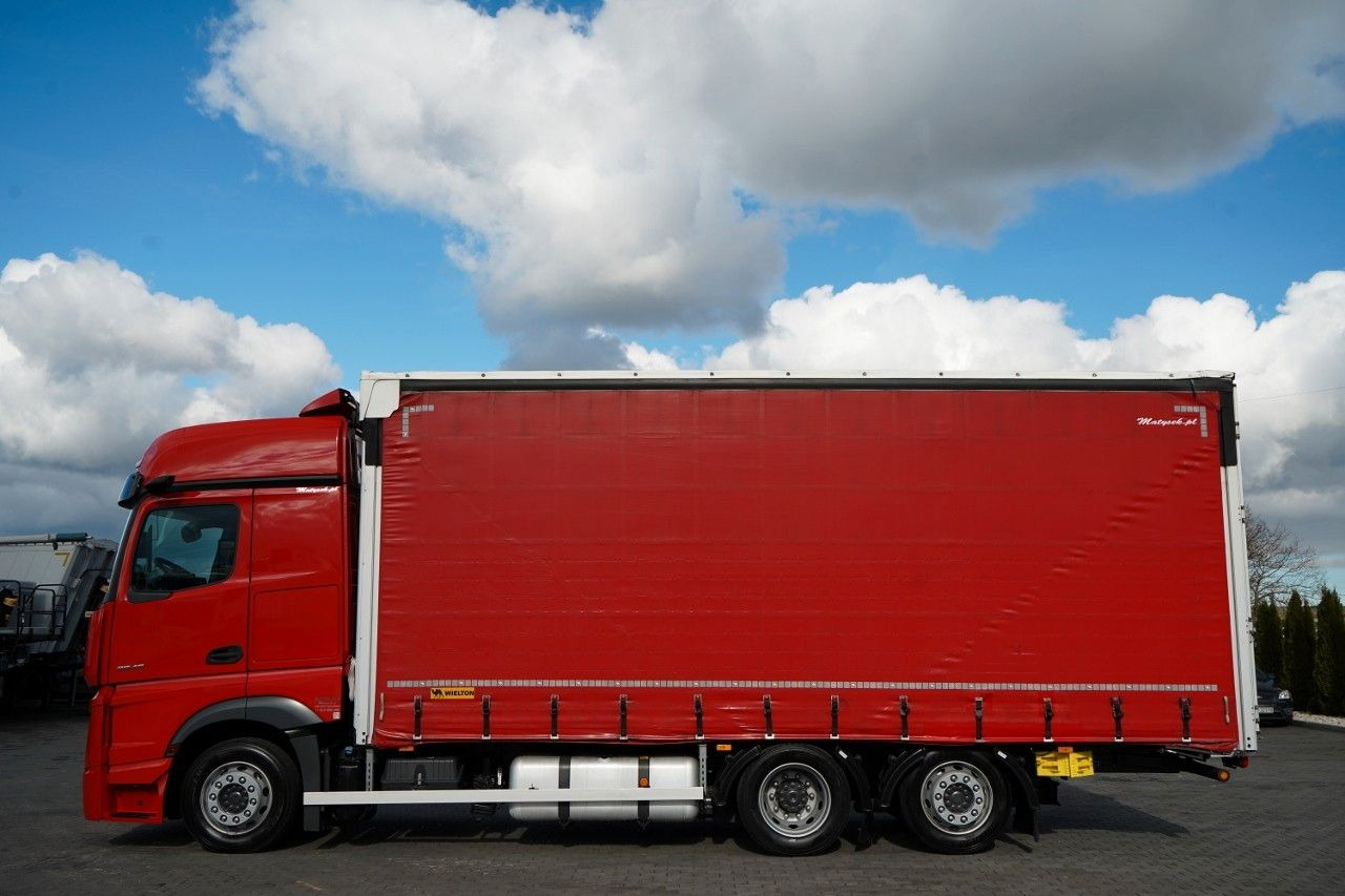 Mercedes-Benz ACTROS 2545 / SOLÓWKA / 6x2 / OŚ PODNOSZONA / B - Φορτηγό μουσαμάς: φωτογραφία 2 Mercedes-Benz ACTROS 2545 / SOLÓWKA / 6x2 / OŚ PODNOSZONA / B - Φορτηγό μουσαμάς: φωτογραφία 2