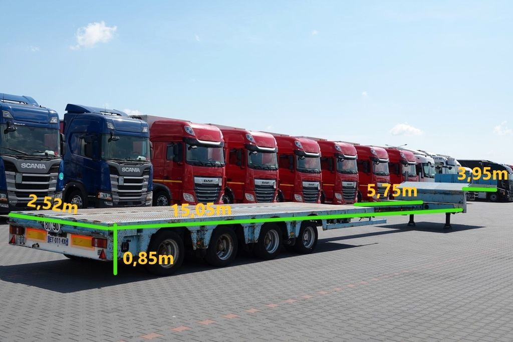 Nooteboom NISKOPODWOZIE / LAWETA / ROZCIĄGANA 19 M / 4 OSI - Επικαθήμενο με χαμηλό δάπεδο: φωτογραφία 2 Nooteboom NISKOPODWOZIE / LAWETA / ROZCIĄGANA 19 M / 4 OSI - Επικαθήμενο με χαμηλό δάπεδο: φωτογραφία 2
