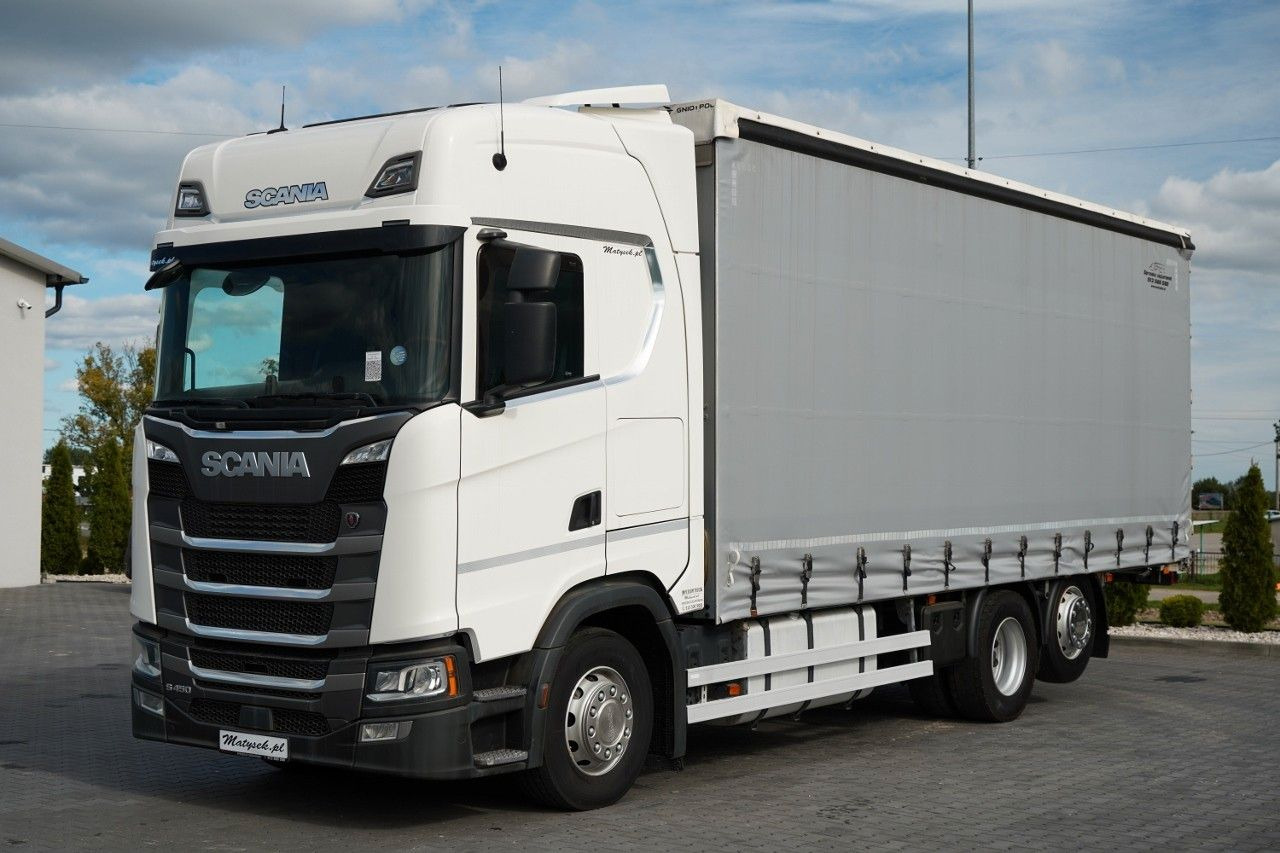 Scania S 450 / SOLÓWKA / 6X2 / OŚ PODNOSZONA / 2019 / - Φορτηγό μουσαμάς: φωτογραφία 2 Scania S 450 / SOLÓWKA / 6X2 / OŚ PODNOSZONA / 2019 / - Φορτηγό μουσαμάς: φωτογραφία 2