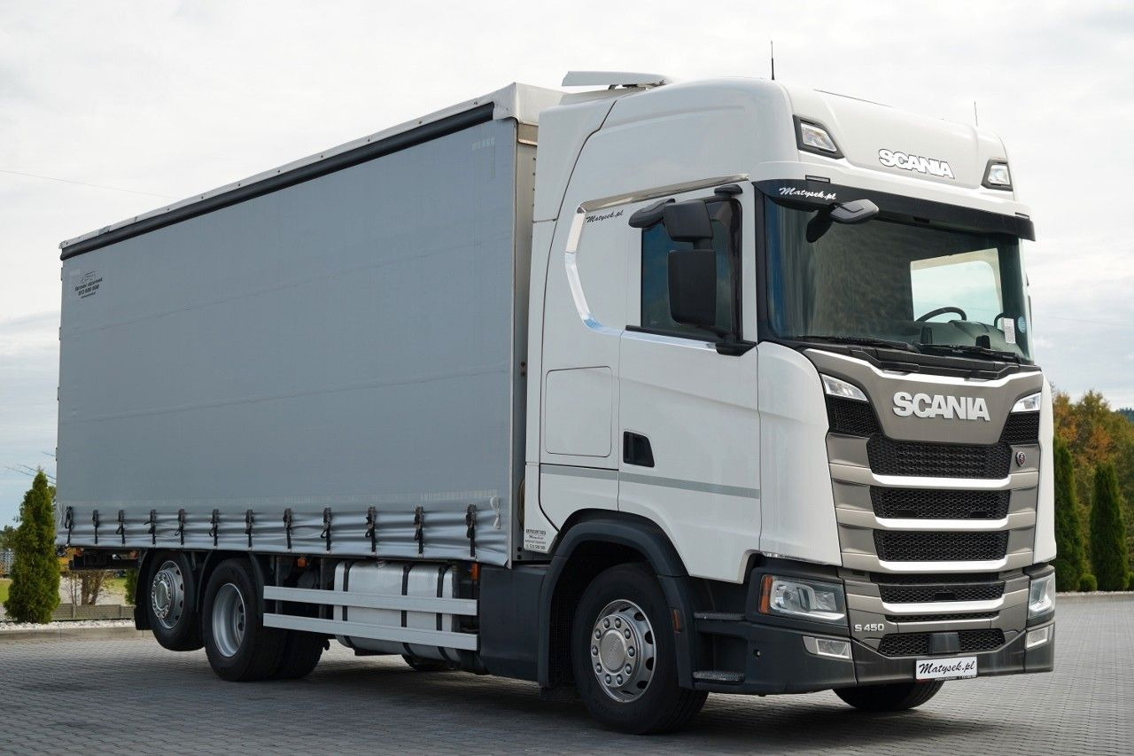 Scania S 450 / SOLÓWKA / 6X2 / OŚ PODNOSZONA / 2019 / - Φορτηγό μουσαμάς: φωτογραφία 1 Scania S 450 / SOLÓWKA / 6X2 / OŚ PODNOSZONA / 2019 / - Φορτηγό μουσαμάς: φωτογραφία 1