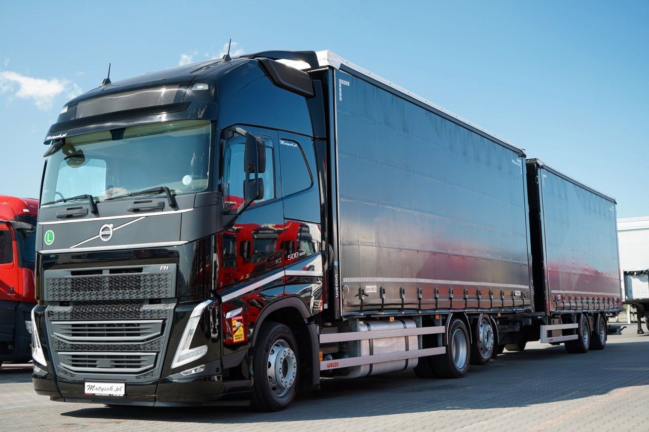 Volvo FH 500 / I-SAVE / XL / ZESTAW TANDEM PRZEJAZDOWY - Φορτηγό μουσαμάς: φωτογραφία 2 Volvo FH 500 / I-SAVE / XL / ZESTAW TANDEM PRZEJAZDOWY - Φορτηγό μουσαμάς: φωτογραφία 2