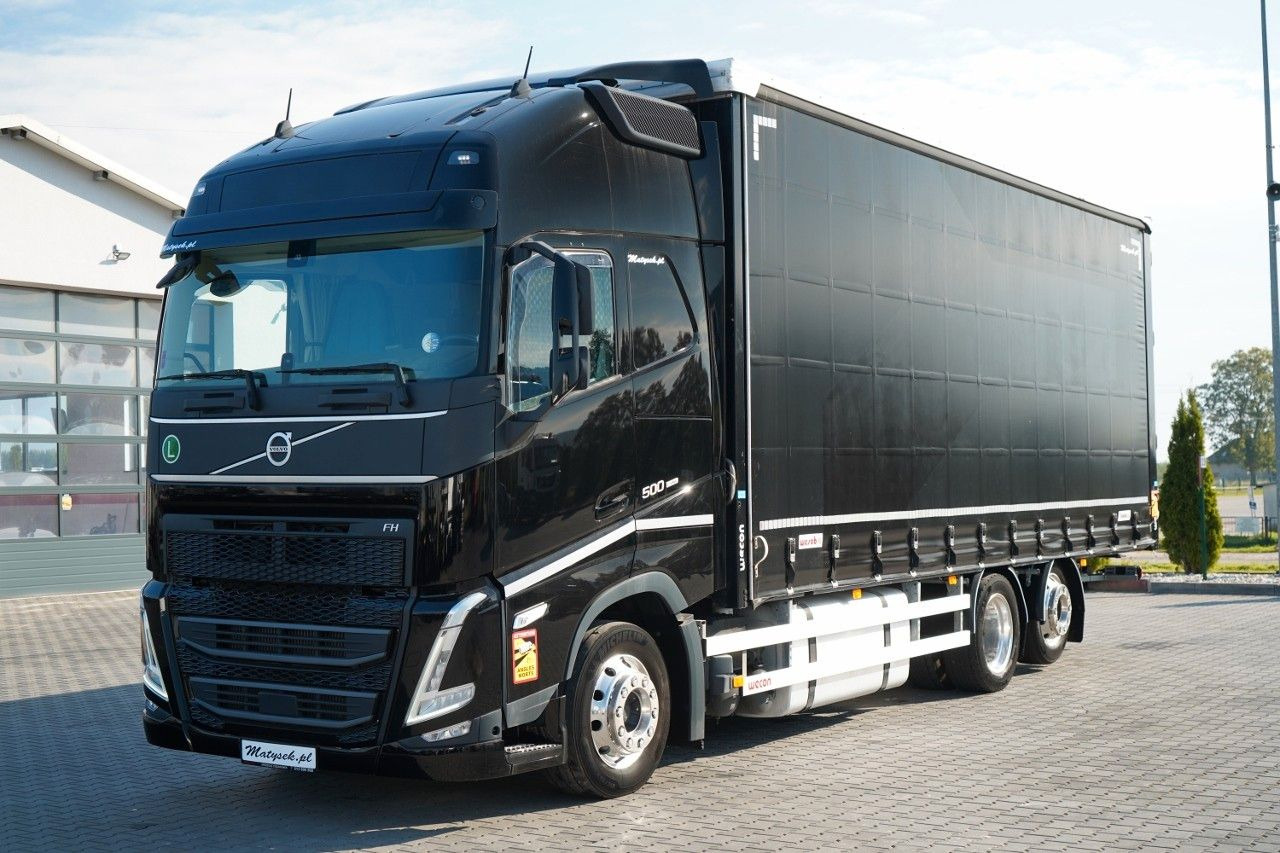 Volvo FH 500 / MEGA / ZESTAW TANDEM PRZEJAZDOWY 120 M3 - Φορτηγό μουσαμάς: φωτογραφία 2 Volvo FH 500 / MEGA / ZESTAW TANDEM PRZEJAZDOWY 120 M3 - Φορτηγό μουσαμάς: φωτογραφία 2