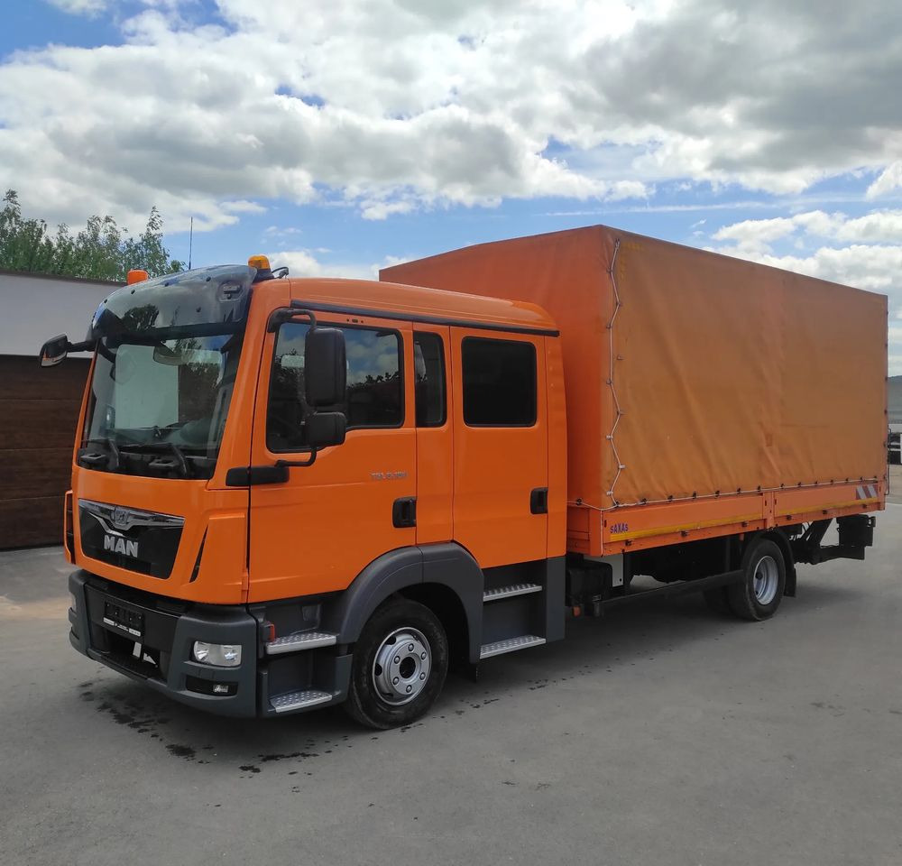 MAN TGL 8.180 DOKA / 6 OSOBOWY /BUTRO-PLANDEKA / - Φορτηγό μουσαμάς: φωτογραφία 1 MAN TGL 8.180 DOKA / 6 OSOBOWY /BUTRO-PLANDEKA / - Φορτηγό μουσαμάς: φωτογραφία 1