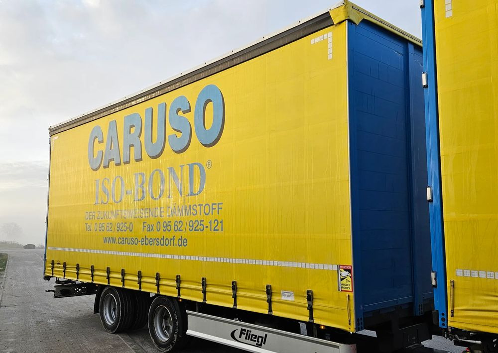 Fliegl PRZYCZEPA CIĘŻAROWA / 60m3 / 2 SZT IDENTYCZNE / NOWE PLANDEKI W CENIE / 3M WYSOKA / TANDEM / 2 OSIE / 19 PALET / DOLNY SPRZĘG / 18 TON DMC / 13 TON ŁADOWNOŚĆ - Τρέιλερ κουρτίνα: φωτογραφία 2 Fliegl PRZYCZEPA CIĘŻAROWA / 60m3 / 2 SZT IDENTYCZNE / NOWE PLANDEKI W CENIE / 3M WYSOKA / TANDEM / 2 OSIE / 19 PALET / DOLNY SPRZĘG / 18 TON DMC / 13 TON ŁADOWNOŚĆ - Τρέιλερ κουρτίνα: φωτογραφία 2