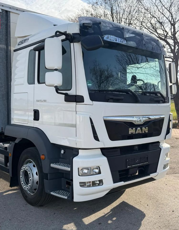 Φορτηγό μουσαμάς MAN TGM 15.290 / FIRANKA / 2016R / KLIMA POSTOJOWA /SPROWADZONY/ 8T ŁADOWNOŚĆ / 17 PALET / E6  / WINDA /: φωτογραφία 11