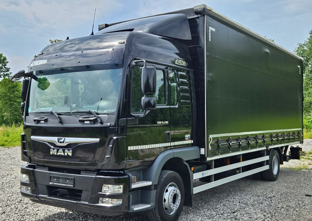 MAN TGM 15.290 / FIRANKA / 2019R / SPROWADZONY/ 7500 ŁADOWNOŚĆ / 18 PALET / E6 / JAK NOWY / WINDA / - Φορτηγό μουσαμάς: φωτογραφία 1 MAN TGM 15.290 / FIRANKA / 2019R / SPROWADZONY/ 7500 ŁADOWNOŚĆ / 18 PALET / E6 / JAK NOWY / WINDA / - Φορτηγό μουσαμάς: φωτογραφία 1