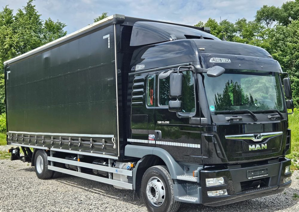 MAN TGM 15.290 / FIRANKA / 2019R / SPROWADZONY/ 7500 ŁADOWNOŚĆ / 18 PALET / E6 / JAK NOWY / WINDA / - Φορτηγό μουσαμάς: φωτογραφία 2 MAN TGM 15.290 / FIRANKA / 2019R / SPROWADZONY/ 7500 ŁADOWNOŚĆ / 18 PALET / E6 / JAK NOWY / WINDA / - Φορτηγό μουσαμάς: φωτογραφία 2