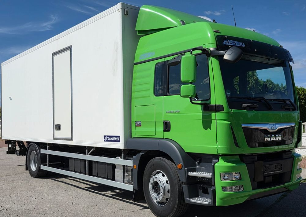 MAN TGM 18.340 / 18.290 / 15.290 / IZOTERMA / WINDA / 19PALET /E6 / SPROWADZONY / AUTOMAT / SYPIALKA / PIERWSZY WŁAŚCICIEL / BOCZNE DRZWI / STAN BARDZO DOBRY - Φορτηγό ψυγείο: φωτογραφία 1 MAN TGM 18.340 / 18.290 / 15.290 / IZOTERMA / WINDA / 19PALET /E6 / SPROWADZONY / AUTOMAT / SYPIALKA / PIERWSZY WŁAŚCICIEL / BOCZNE DRZWI / STAN BARDZO DOBRY - Φορτηγό ψυγείο: φωτογραφία 1