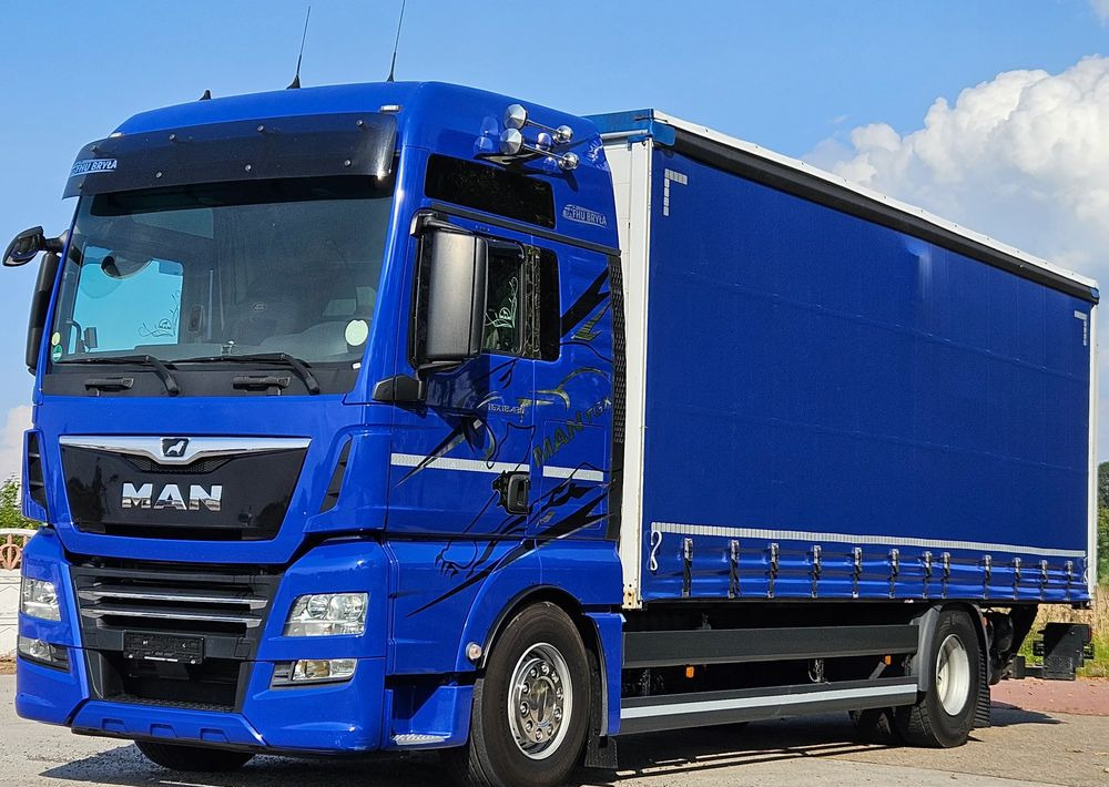 MAN TGX 18.430 / FIRANKA / WINDA / KLIMA POSTOJOWA / 300TYŚ PRZEBIEG / 2020 /E6 / KLIMA POSTOJOWA / SPROWADZONY / JAK NOWY / AUTOMAT - Φορτηγό μουσαμάς: φωτογραφία 1 MAN TGX 18.430 / FIRANKA / WINDA / KLIMA POSTOJOWA / 300TYŚ PRZEBIEG / 2020 /E6 / KLIMA POSTOJOWA / SPROWADZONY / JAK NOWY / AUTOMAT - Φορτηγό μουσαμάς: φωτογραφία 1