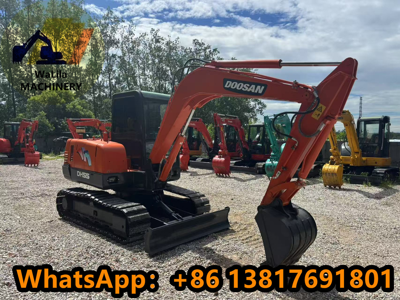 DOOSAN DH55 - Μίνι εκσκαφέας: φωτογραφία 4 DOOSAN DH55 - Μίνι εκσκαφέας: φωτογραφία 4