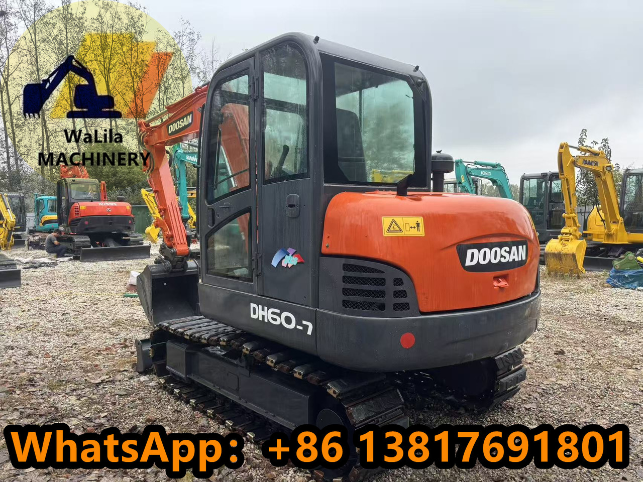 DOOSAN DH60 - Μίνι εκσκαφέας: φωτογραφία 3 DOOSAN DH60 - Μίνι εκσκαφέας: φωτογραφία 3