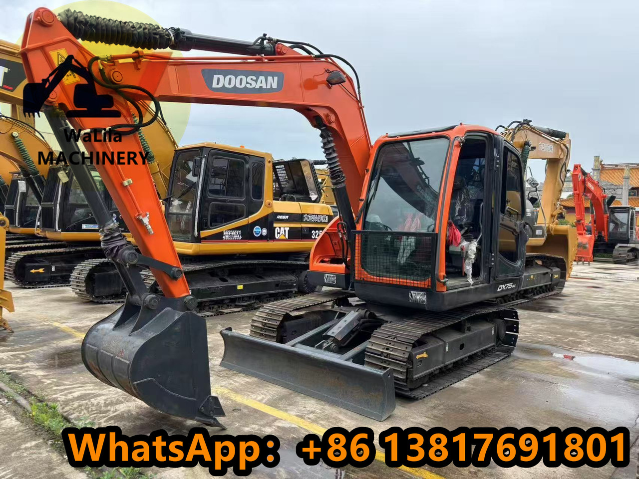 DOOSAN DX75-9 - Μίνι εκσκαφέας: φωτογραφία 1 DOOSAN DX75-9 - Μίνι εκσκαφέας: φωτογραφία 1
