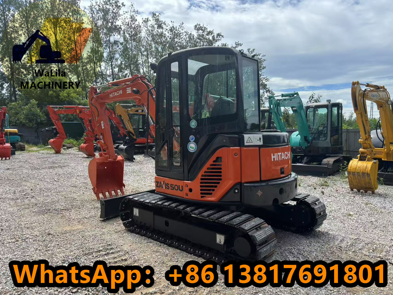 Μίνι εκσκαφέας HITACHI ZX50US: φωτογραφία 6 Μίνι εκσκαφέας HITACHI ZX50US: φωτογραφία 6